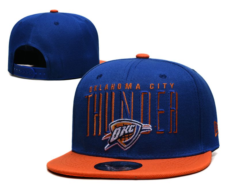 2023 NBA Oklahoma City Thunder Hat YS20231225->nba hats->Sports Caps